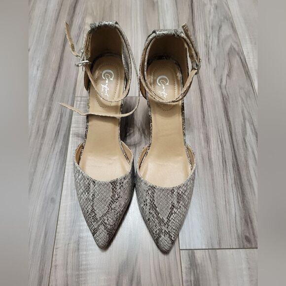 C Comfort snake print heels - Picture 8 of 11